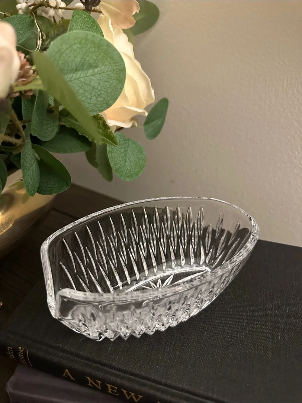 Princess House Royal Highlights Crystal Spoon & Fork Holders - Set of 2